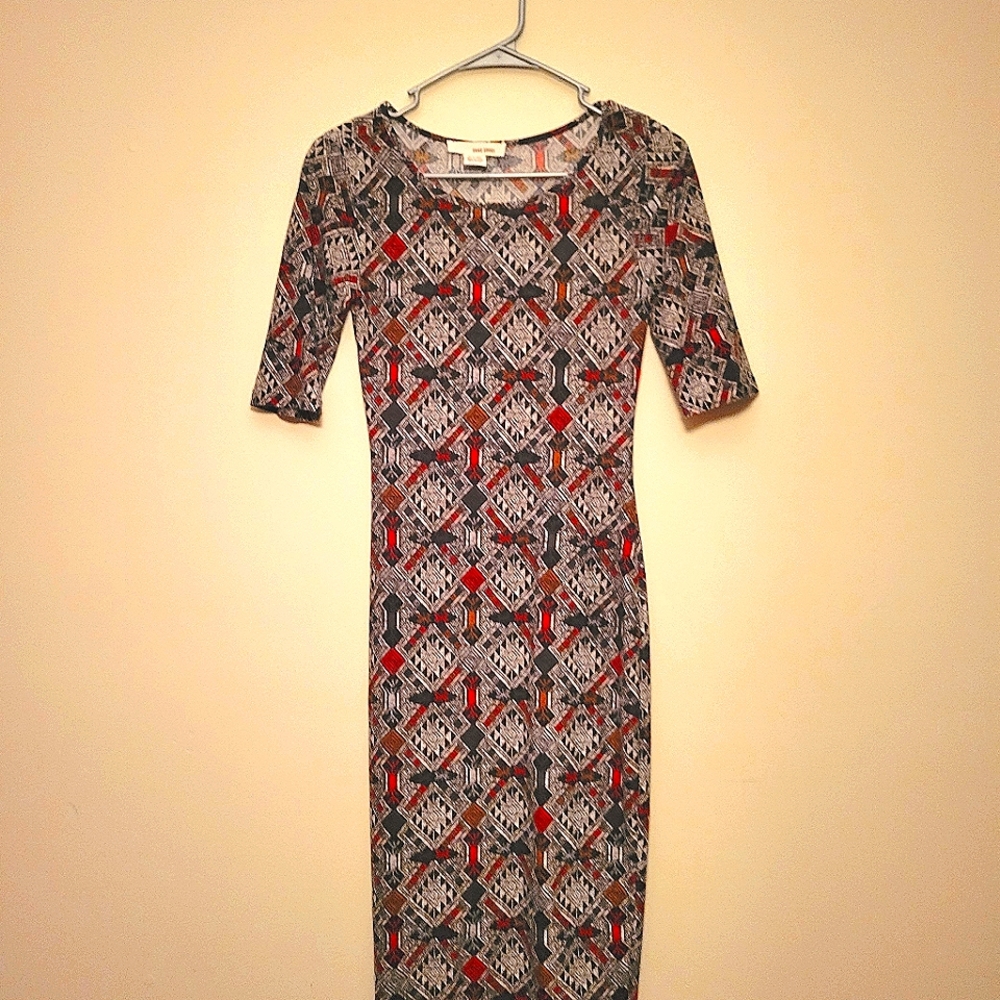 Midi fitted dress